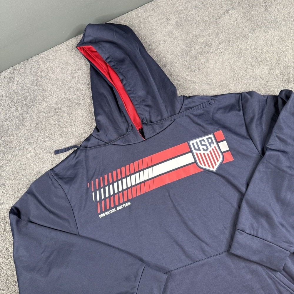 USA National Soccer Team Hoodie Adults Large‎ FIFA World Cup Sweatshirt